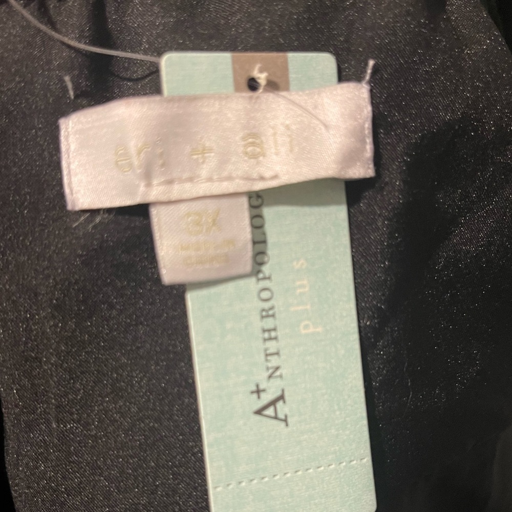 Anthropologie Black Faux Leather Corset - Picture 8 of 9